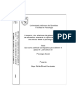 El Espacio y Las Relaciones de Género de Jóvenes