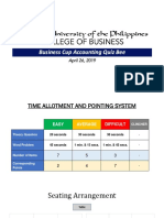 Business Cup Level 1 Quiz Bee