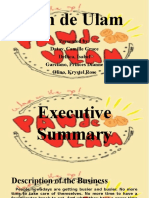 Feasibility Study Pan de Ulam PDF