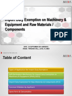 Import Duty - Malaysia Presentation 