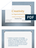 Role of Creativity in Organizational Change