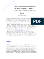 The Fourteenth Amendment Modified Article IV, Section 2, Clause 1 of The Constitution, Part 2