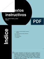 Textos Instructivos