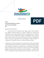 Denuncia Penal Contra El Presidente Carlos Alvarado y Otros