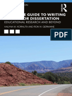 A Concise Guide To Writing A Thesis or Dissertation - Educational Research and Beyond PDF