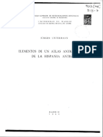 Elementos de Un Atlas Antroponímico de La Península Ibérica. UNTERMANN 1965