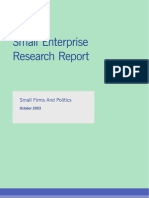 SERTeam - Small Firms and Politics Oct 2003 - Lloyds TSB Small Enterprise Research Report