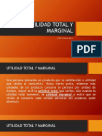 Capítulo 4. UTILIDAD TOTAL Y MARGINAL