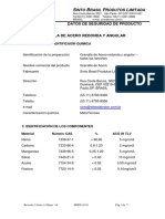 Ficha de Seguridad Granalla PDF