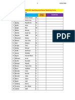 1st Faculty Meeting Attendance