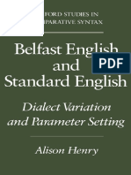 Belfast English and Standard English PDF