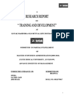 Kotak Mahindra TRAINING Development