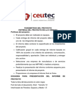 Parámetros Del Proyecto Empresa Original