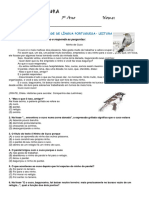 Atividades Leitura 5 Ano PDF