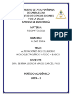 Alteraciones Del Equilibrio Hidroelectrolitico y Acido-Base