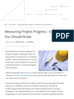 Measuring Project Progress - 6 Methods You Should Know