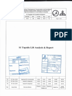 SL-ELT-AN-WPS1-4114-C2-S1 Topside Lift Analysis & Report PDF