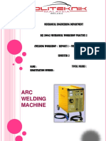 DJJ 20042 Welding Report 1 - Welding Procedure