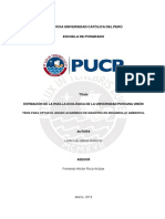 Jaimes Gutierrez Estimacion de La Huella Ecologica de La Universidad Peruana Union PDF