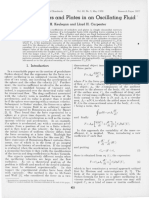 Forces On Cylinders and Plates in An Oscillating Fluid