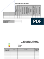 Matriz y Seguimiento Exámenes Médicos