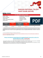 Anthe Result - Scholarships Exam PDF