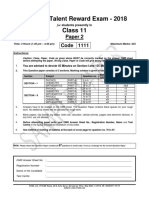 FTRE 2018 C XI AT+PCM Paper 2