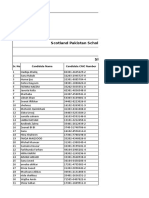 Scottish Scholarship Shortlisted Masters 2019