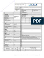 Thermal Relief Valve Data Sheet PDF