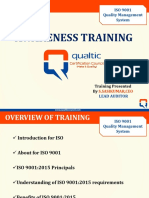 Iso 9001 - 2015 Awarness Training