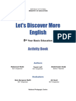 Let's Discover More English - Avtivity Book - 8th Year Basic Education Student's Book PDF