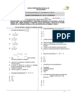 Tercer Examen de Calculo