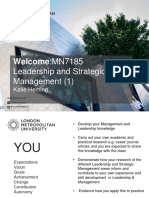 MN7185 Lecture 1 Leadership and Strategic Management