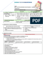 Sesion - CONOCEMOS TEXTOS DISCONTINUOS