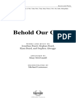 Behold Our God Scores PDF