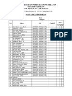 Absensi Harian