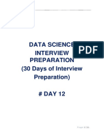 Data Science Interview Questions (#Day11) PDF