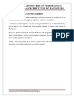 Different Approaches of Performance Appraisals: A Specific Study On Employees