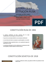 Historia de La Constitucion Rusa