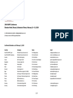 WWPC Conference Attendees Muscat As of February11 - 2019 PDF