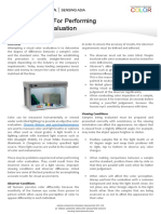 Visual Color Evaluation Metamerism (Based On ASTM D-4086)