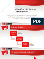 Jorge Pando Nulidad de Oficio y Los Recursos Administrativos PDF