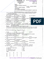 11th Chemistry First Revision Test 2019 Question Paper English Medium 1