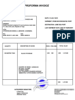 Black Eye Beans Proforma Invoice To Waird