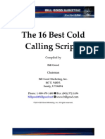 16 Best Cold Calling Scripts PDF