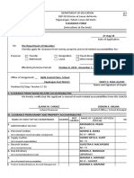 Clearance Form