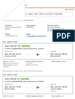 Trip On 04 Jan 20 - PNR Ref PQGVRW