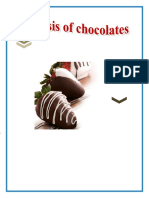 Analysis of Chocolates CHEMISTRY PROJECT