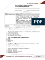 PRUEBA - 1 - CADENAS - Y - REDES - TROFICAS6° Año Basico