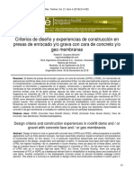 Criterios para Presa de Enrocado PDF